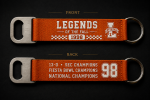 Legends of the Fall 1998 Championship Bottle Opener Keychain - Image 2